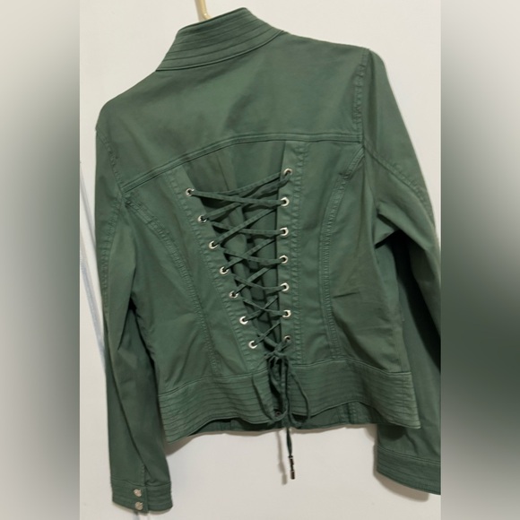 White House Black Market Jackets & Coats Green Size: 10 - Picture 2 of 10